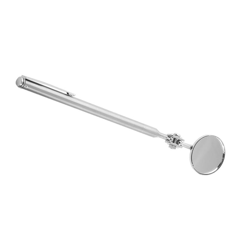 Car Telescopic Inspection Mirror Extending Detection Round Lens Hand Tool 30*600mm Pen Clip - Image 1