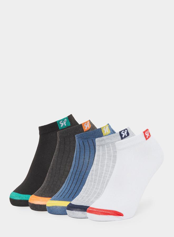 ستايلي مجموعة من 5 جوارب بطول الكاحل - Image 1