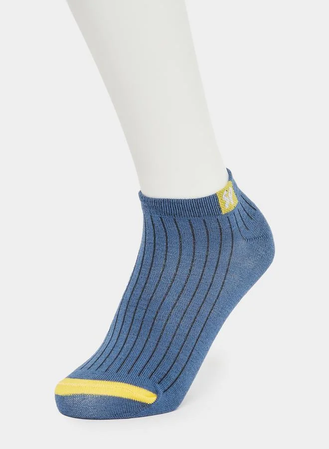 Styli Styli Set of 5 - Printed Detail Ankle Socks