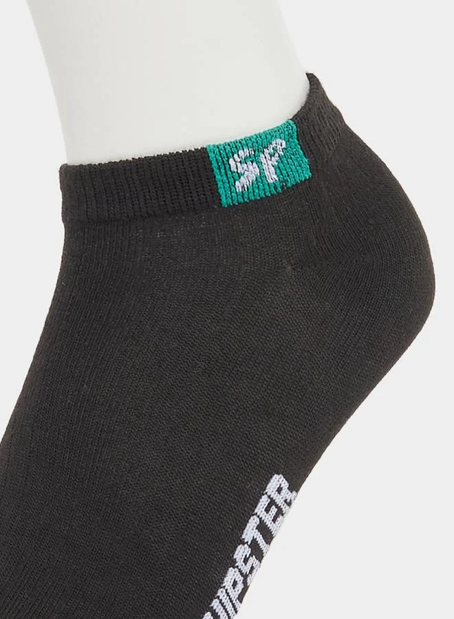 Styli Styli Set of 5 - Printed Detail Ankle Socks