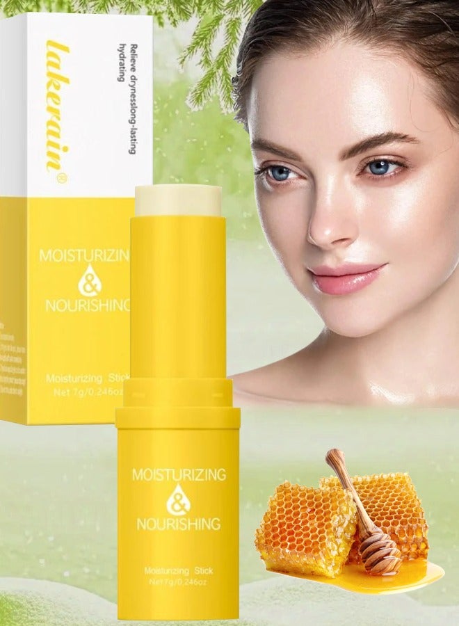 lakerain Moisturizing and Nourishing Cream Stick Multi Balm Facial Moisturizer Stick Balm Under Eye Cream Face Balm Stick for Hydrating and Smoothing Dry Skin Moisturizing Day and Night Stick - Image 1