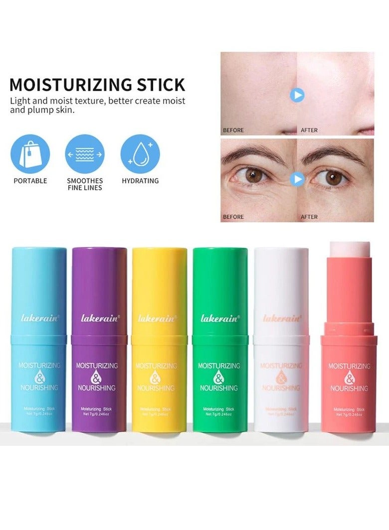 lakerain Moisturizing and Nourishing Cream Stick Multi Balm Facial Moisturizer Stick Balm Under Eye Cream Face Balm Stick for Hydrating and Smoothing Dry Skin Moisturizing Day and Night Stick - Image 3
