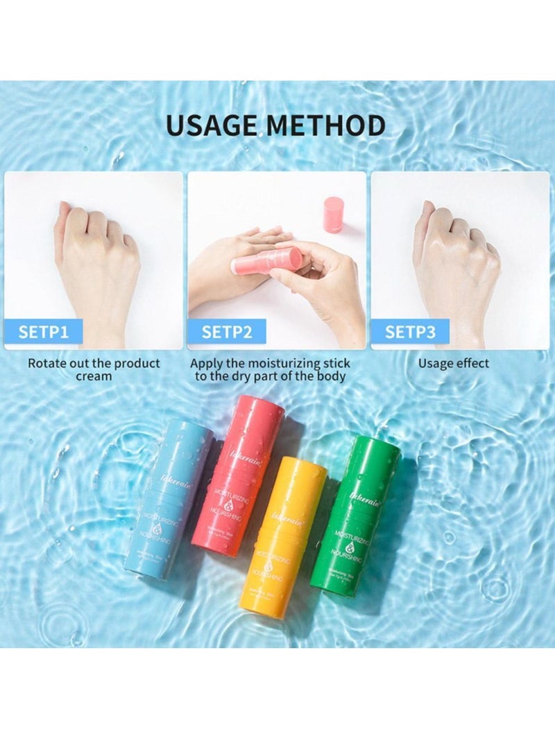 lakerain Moisturizing and Nourishing Cream Stick Multi Balm Facial Moisturizer Stick Balm Under Eye Cream Face Balm Stick for Hydrating and Smoothing Dry Skin Moisturizing Day and Night Stick - Image 5