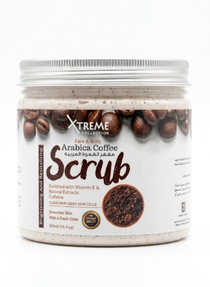 Exfoliating Arabica Coffee Scrub Face And Body 500 ml