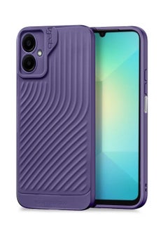 Gear4 Samsung Galaxy A06 4G 2024 Gear4 Soft Liquid Silicone with Wavey Texture Case Cover - Eggplant Purple  - Image 1