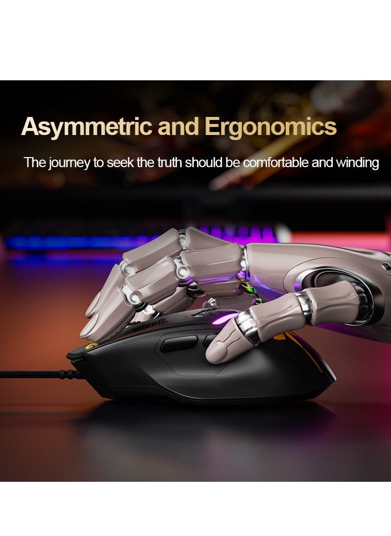 inphic - Inphic PG1 Wukong Version Wired Gaming Mouse Black - Image 1