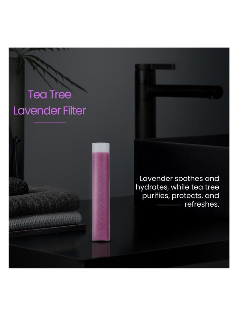 KAREZZ Tea Tree Lavender Shower Filter – Aromatherapy Spa Experience, Anti-Bacterial, Skin Soothing, Reduces Dandruff & Itchiness, Promotes Healthy Hair & Scalp, Made in Korea – Pack of 2  - Image 4
