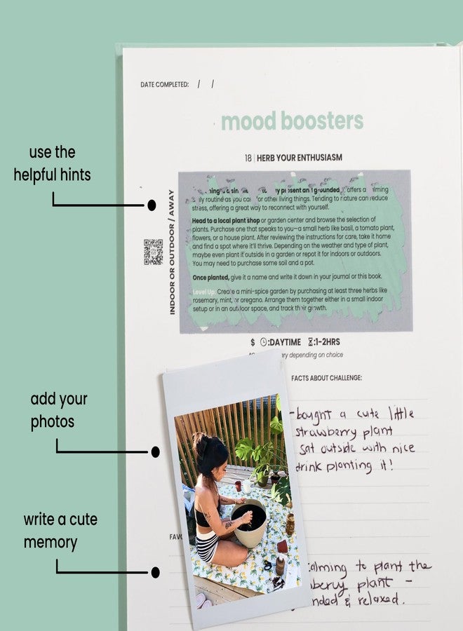 The Adventure Challenge Solo Edition – 30 Scratch-Off Self-Discovery Activities | Mindfulness & Self-Care Challenge | Personal Growth Activity & Reflection Gift for Adults - Image 2
