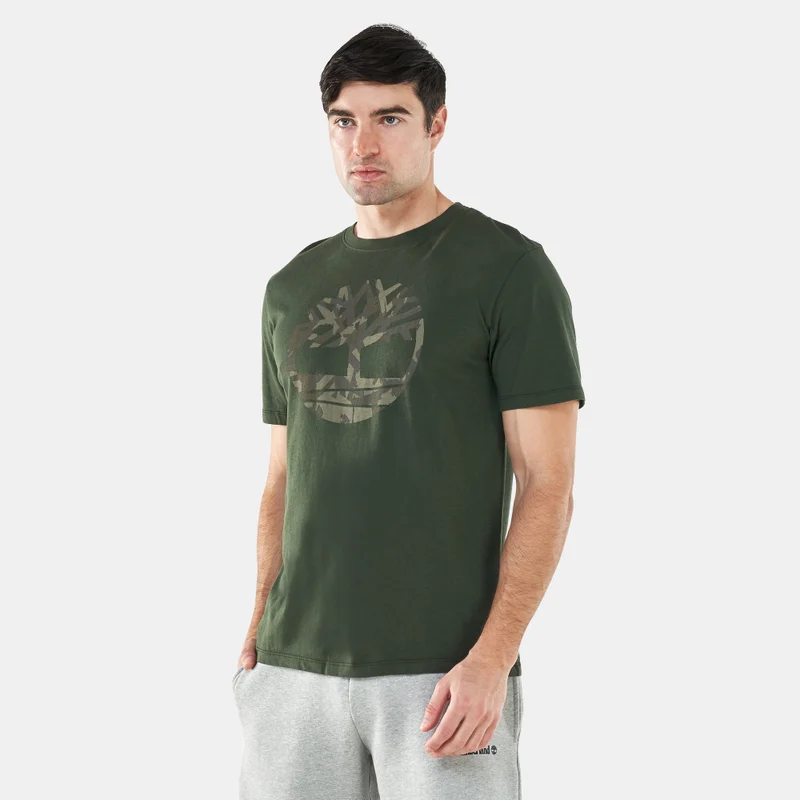 Timberland Men's Camo Tree Logo T-Shirt