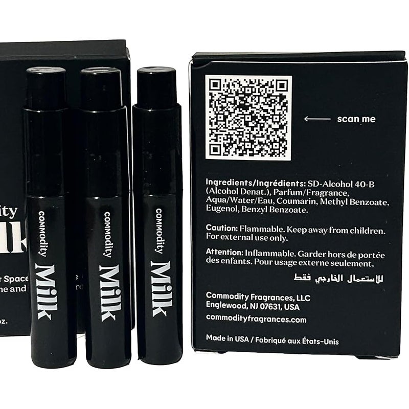 كوموديتي عطر كوموديتي ميلك للجنسين او دو بارفان فيال 2 مل / 0.07 اونصة - مجموعة من 3 قطع - Image 4