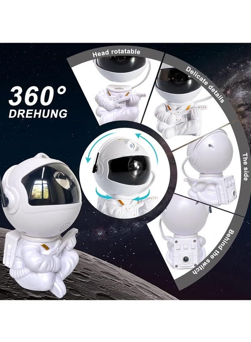 TIGER Starry Sky Projector Astronaut – LED Night Light Projector with Remote Control, Galaxy Star Projector, Astronaut Ornaments for Room Decoration, Starry Sky Projector Galaxy Light for Bedroom, Living Room & Home Decor - Image 2