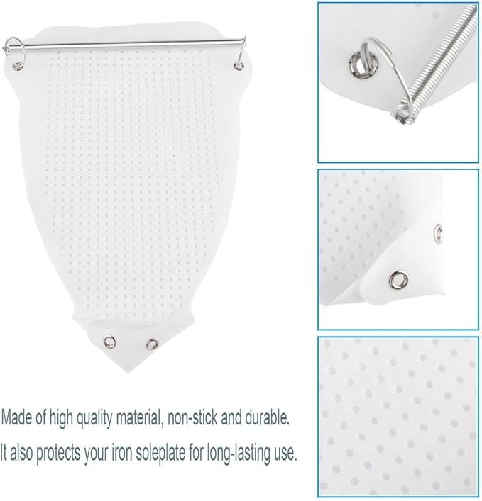Clickswift Universal Iron Shoe Protector, Heat-Resistant Fabric Guard, Non-Stick Iron Sole for Electric Iron Aid Board Cloth Fabric Protector,Teflon Electric Steam Ironing Protection Cover 1Pcs - Image 3