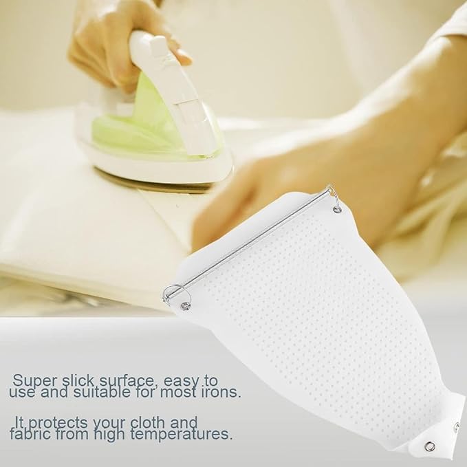 Clickswift Universal Iron Shoe Protector, Heat-Resistant Fabric Guard, Non-Stick Iron Sole for Electric Iron Aid Board Cloth Fabric Protector,Teflon Electric Steam Ironing Protection Cover 1Pcs - Image 5