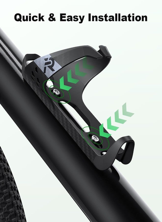 Onvian Bike Water Bottle Holder,Ultralight & Sturdy Carbon Fiber Bike Bottle Cage, Universal Bicycle Cup Holder,Water Bottle Holder for Bike Accessories with Screw Tool - Image 3