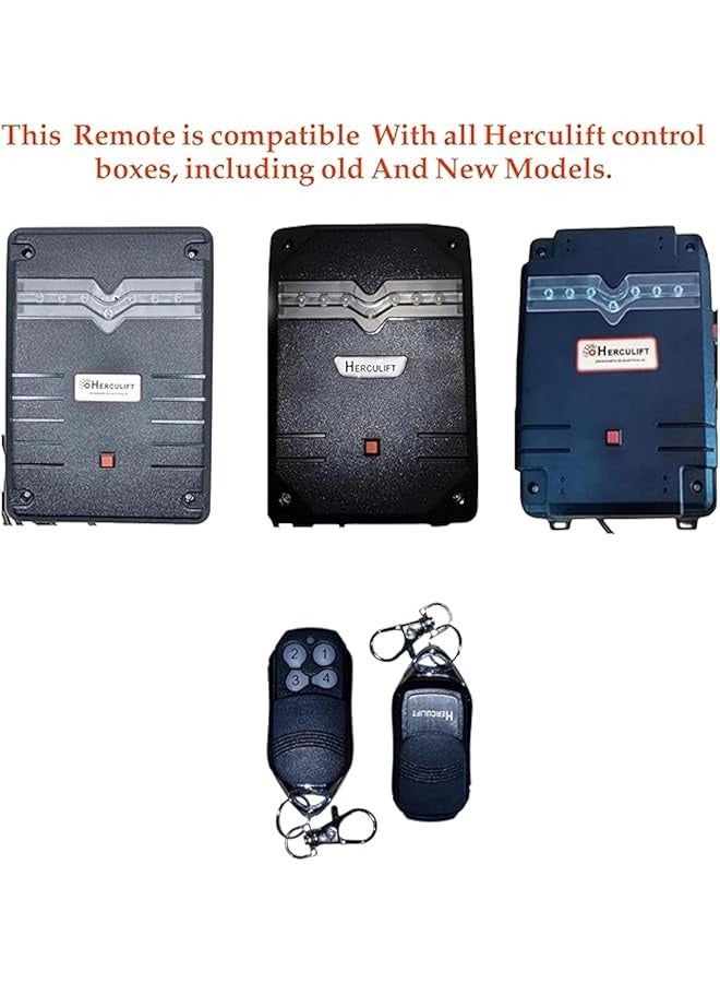 erorex 2 Pcs Garage Door Remote Control For Herculift, Power Motor, Al Zamil, long Lift, Super Motor And More - Image 4