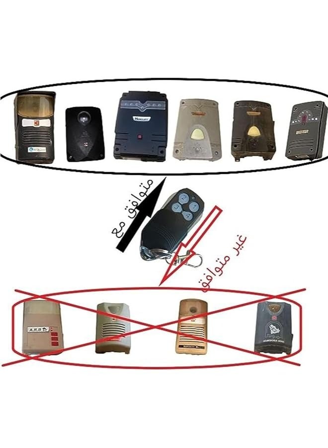 erorex 2 Pcs Garage Door Remote Control For Herculift, Power Motor, Al Zamil, long Lift, Super Motor And More - Image 3