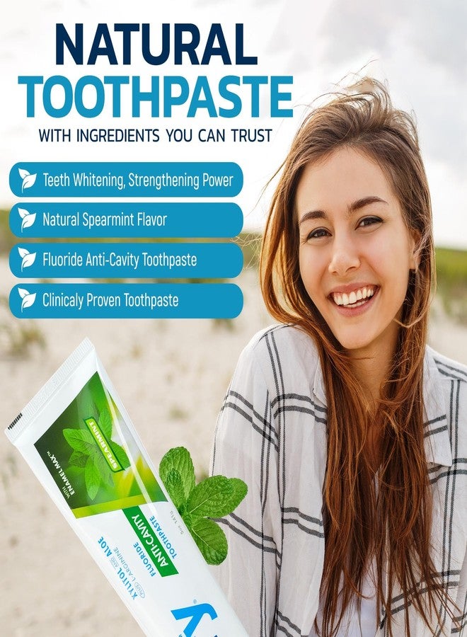 Spry Total Dental Health Kit, All Day Oral Care and Gum Health Kit Including Xylitol Sugar Free Gum, Candy Mints, Oral Rinse and Spearmint Toothpaste - Image 5