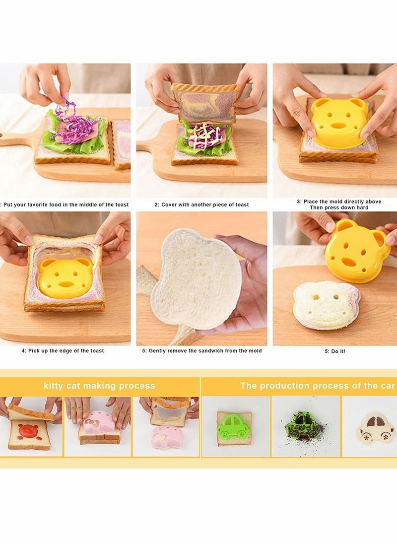 3 Pack Bear Shape Sandwich Cutter and Sealer, Uncrustable Maker, Cut Seal, Lunchbox Bento Box - pzsku/Z85B210BEC4BF2725EA0EZ/45/_/1692958085/438b6f2b-48fb-4a6c-847d-aa5182178ffb