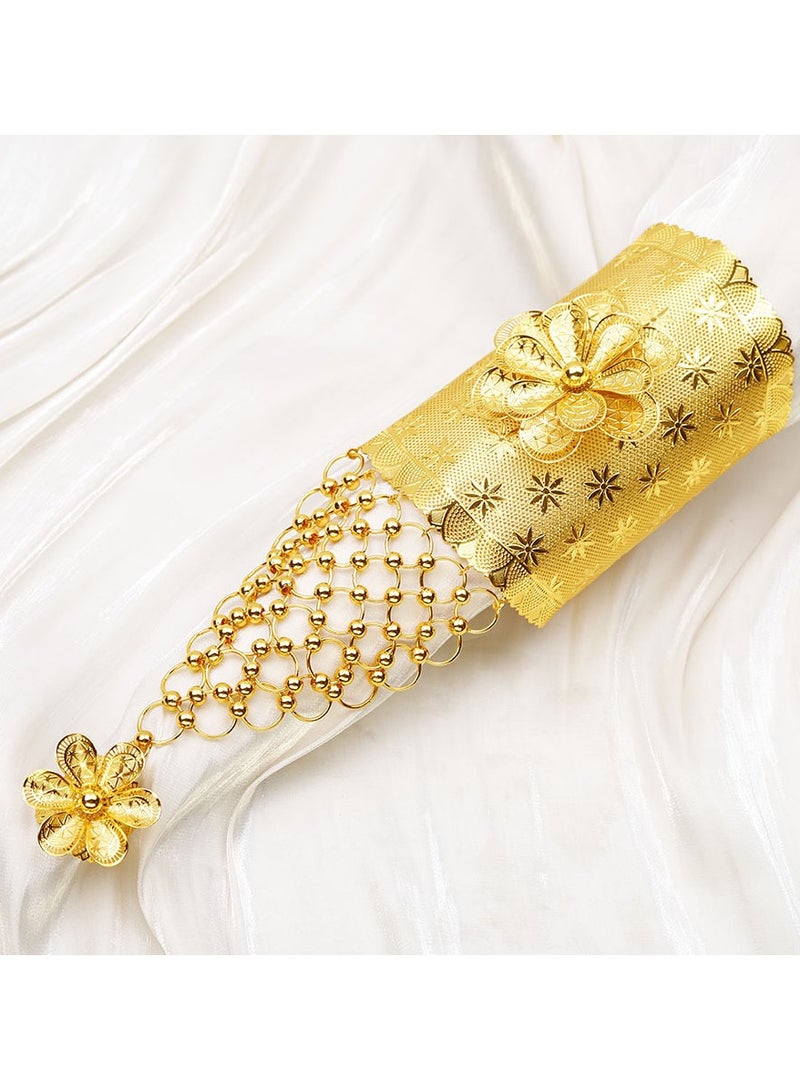 JOOLI Women Bracelet Gold Jewelry Bangle Ring Wealthy Wedding Gift Classic Fashion Style Ladies Large Accessories - Image 4