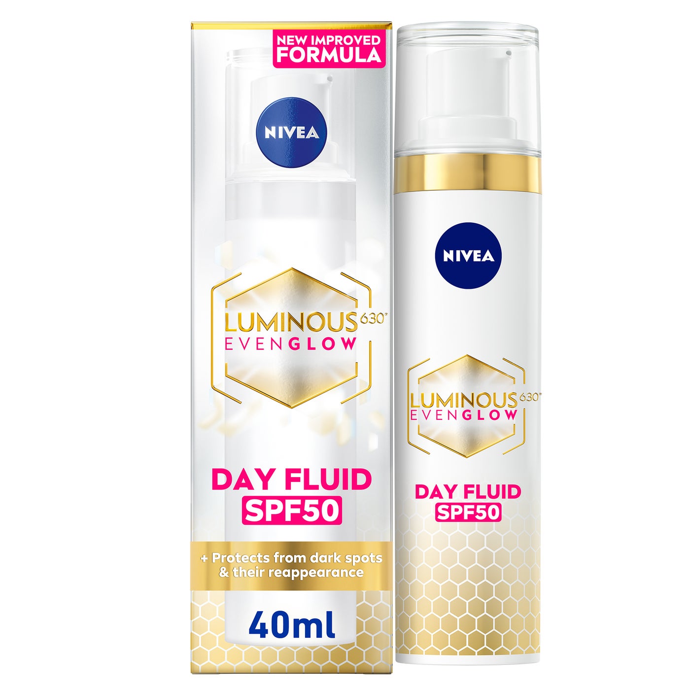 Nivea Luminous630 Even Glow Face Day Fluid (SPF50) 40ml