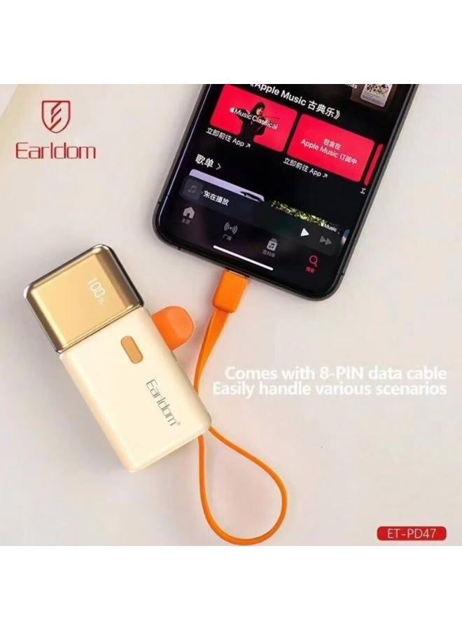 Earldom Fast Charging Power Bank 5000mAh, Compact Portable Battery Pack, Quick Recharge Support, Lightweight Design, Reliable Daily Backup Power - Image 5