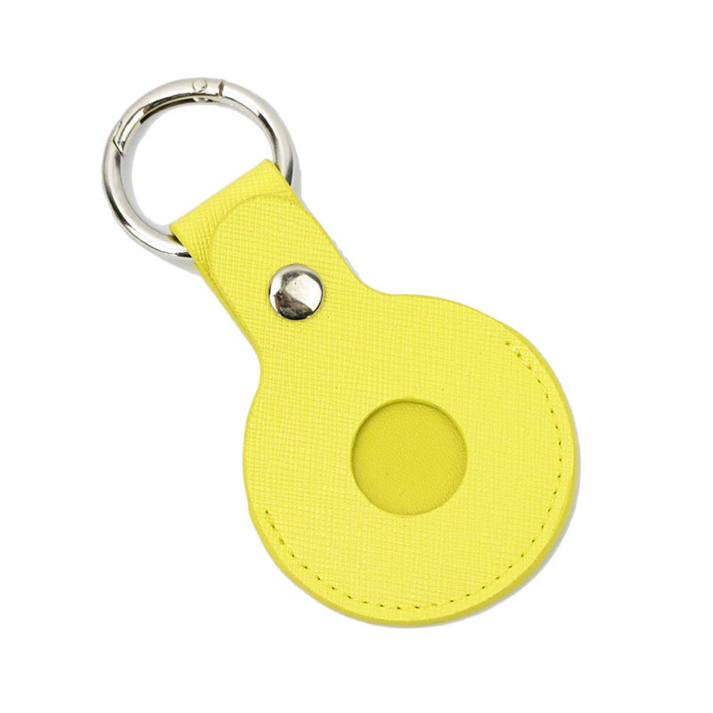 Apple Airtag Protective Case Dog Anti-Loss Tracker Locator Protective Shell Keychain Pendant Light Luxury Style Genuine Leather - Image 1