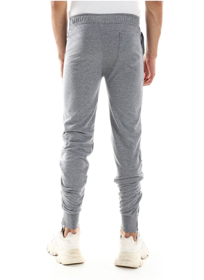 Caesar - Detailed Casual Sweatpants With Bottom Zipper - Image 1