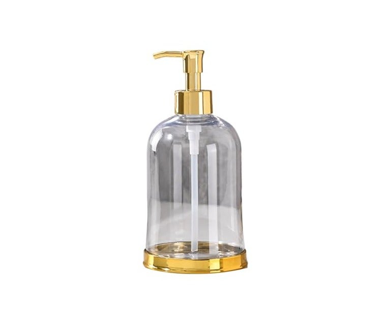 Premium Quality Acrylic Soap and Shower Gel Dispenser, Modern Design Liquid Dispenser for Hand and Dishes, Practical Accessory and Organizer for Bathroom and Kitchen (Clear) - Image 2