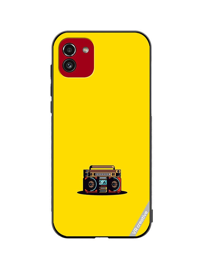 VR CREATIVE Protective Case Cover For Samsung Galaxy A03 Music Design Multicolour - Image 1
