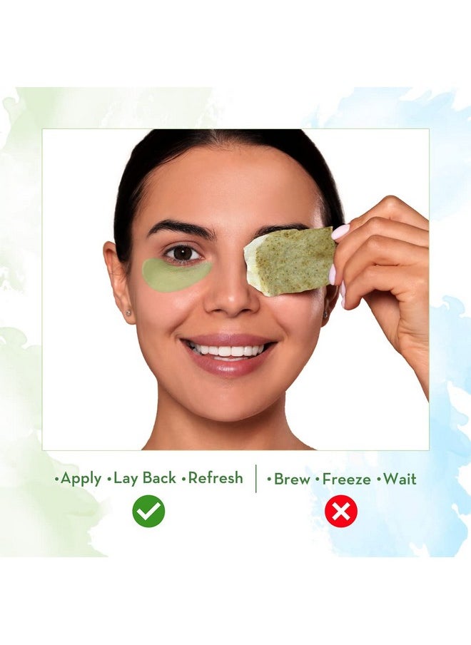 Mamaearth - Under Eye Patches With Green Tea & Collagen For Puffy Eyes Hydrogel Under Eye Patches With Instant Cooling Serum 30 Pairs (60 Pieces) - Image 1