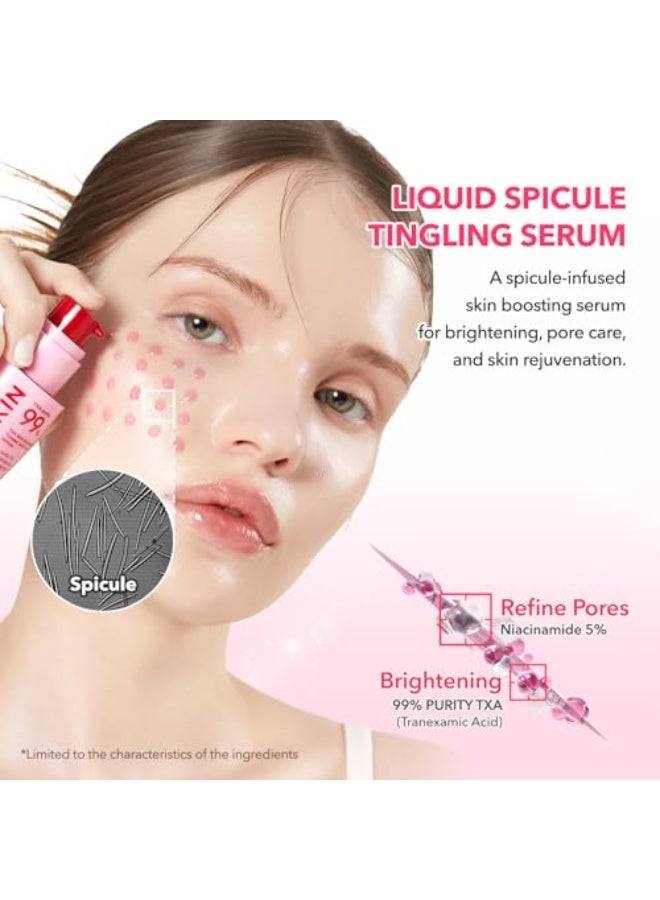 APRILSKIN TXA Niacinamide Toning Shot 99 Spicule Facial Serum｜Skin Booster Serum｜99% High-Purity Tranexamic Acid 3% + Niacinamide 5% for Uneven Skin Tone, Pore Care｜Korean Skin Care｜1.01 fl. oz. - Image 3
