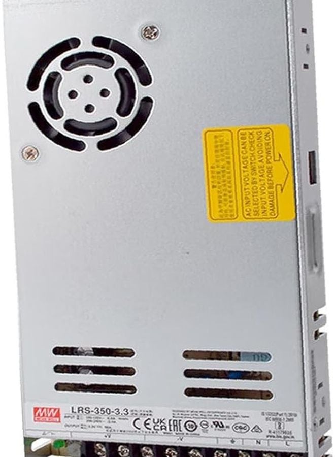 LRS 350 3.3V 60A 350W مصدر طاقة تيار متردد/مستمر ذو تبديل واسع المدى للإدخال لأتمتة الصناعية - Image 1