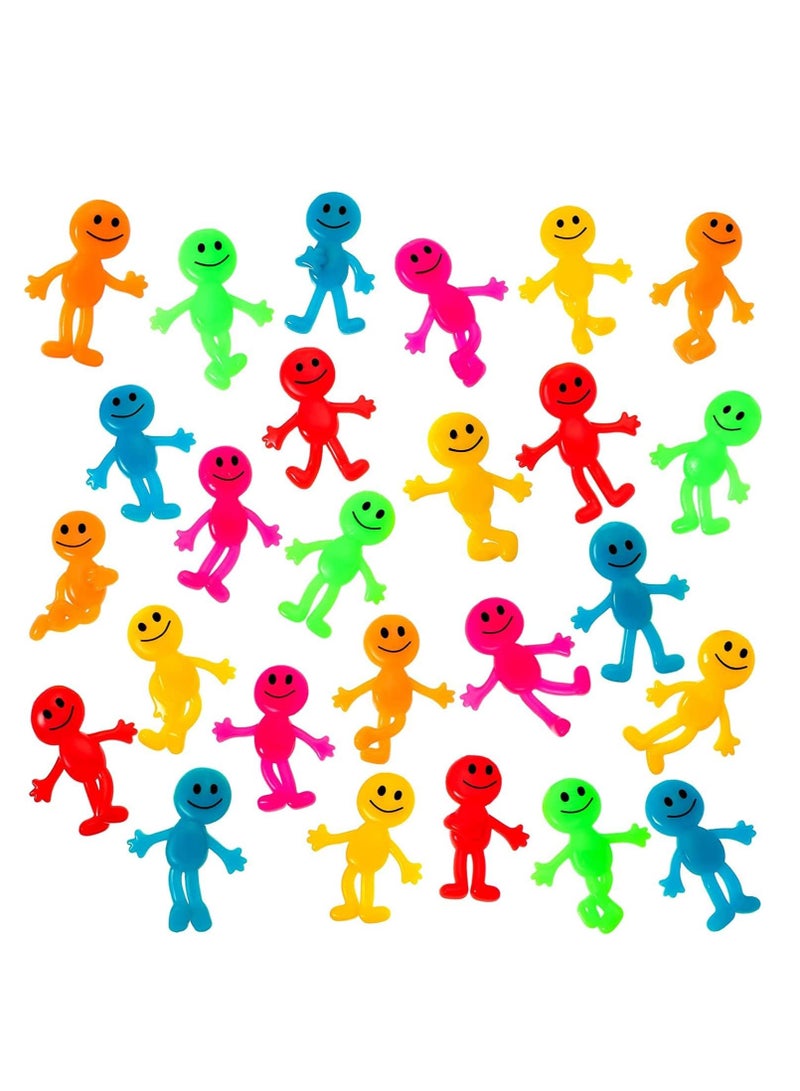 ممتد سعيد الانحناء الرجل السائبة الألوان المختلفة الحسية هلام لاصقة، ممتدة، سليما، لعبة للتخفيف من الإجهاد القلق، حزب جيد فضل كيس حشوات Goodie-36 حزمة - Image 1