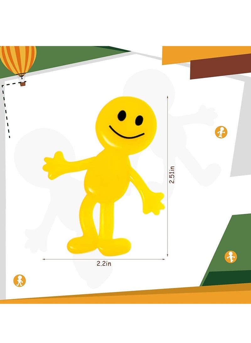 ممتد سعيد الانحناء الرجل السائبة الألوان المختلفة الحسية هلام لاصقة، ممتدة، سليما، لعبة للتخفيف من الإجهاد القلق، حزب جيد فضل كيس حشوات Goodie-36 حزمة - Image 2