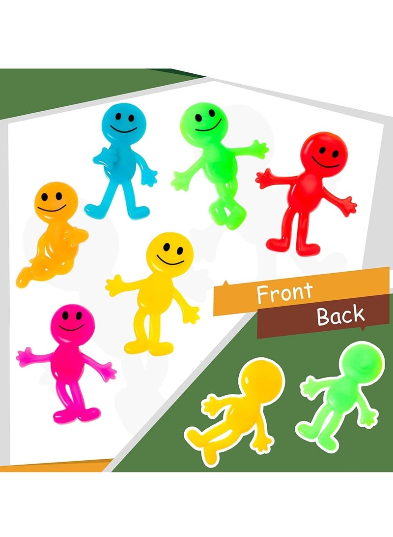 ممتد سعيد الانحناء الرجل السائبة الألوان المختلفة الحسية هلام لاصقة، ممتدة، سليما، لعبة للتخفيف من الإجهاد القلق، حزب جيد فضل كيس حشوات Goodie-36 حزمة - Image 4