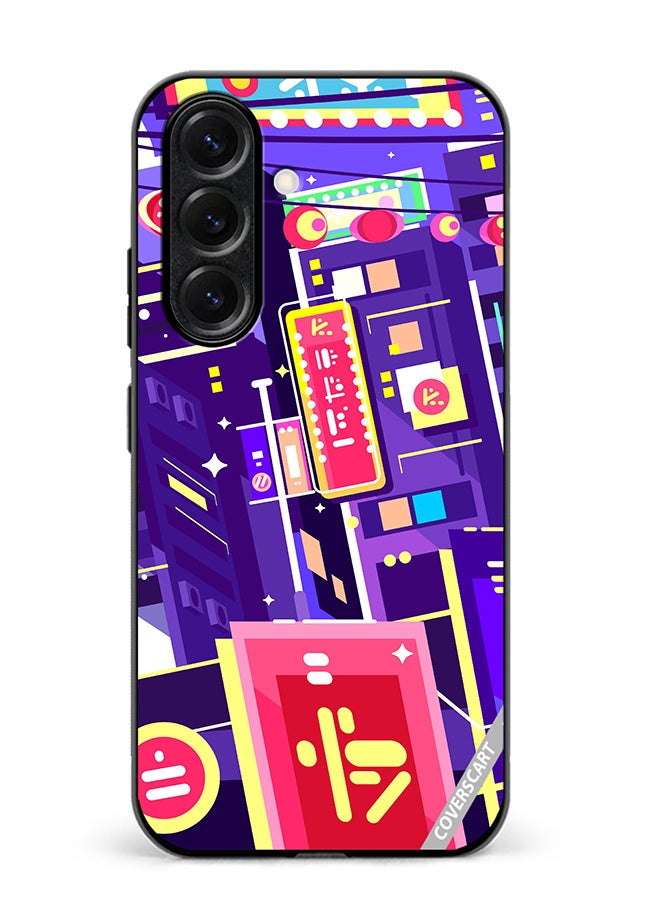 VR CREATIVE Protective Case Cover For Samsung Galaxy A56 Evening Chinese City Design Multicolour