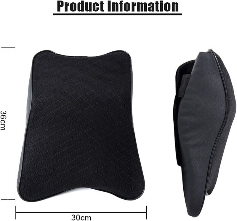 Calyrex Car Seat Headrest Neck Rest Cushion, Car Neck Pillow Durable 100% Pure Memory Foam Neck Pillow with Breathable Removable Cover, Comfortable Ergonomic & Neck Pain Relief（14.17x11.8x3.9 in） - Image 4