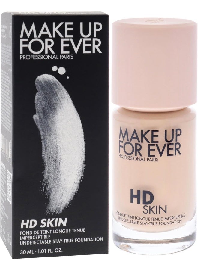 Make Up For Ever HD Skin Foundation 1N10 Ivory 30ml - Image 3