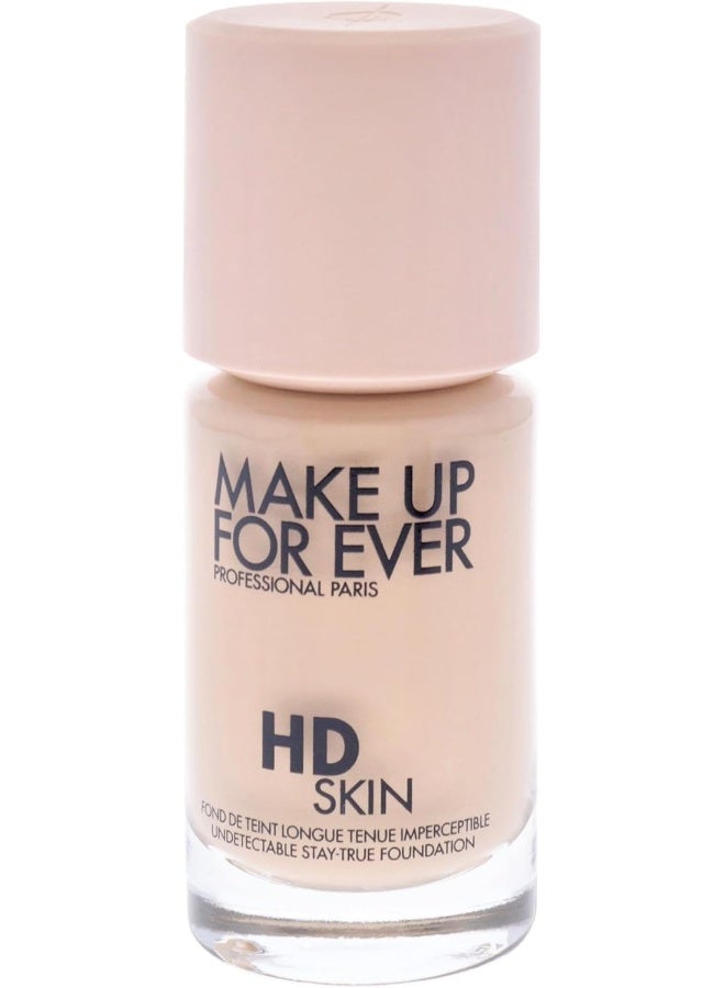 Make Up For Ever HD Skin Foundation 1N10 Ivory 30ml - Image 2