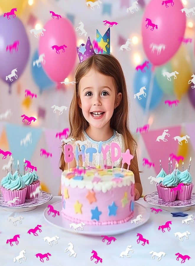 زينة طاولة حفلات عيد الميلاد بطابع وحيد القرن، قصاصات ورق معدنية، زينة حفلات الزفاف، أعياد الميلاد، حفلات استقبال المولود، حفلات توديع العزوبية، مستلزمات زينة حفلات ذات طابع مهرجاني - Image 3