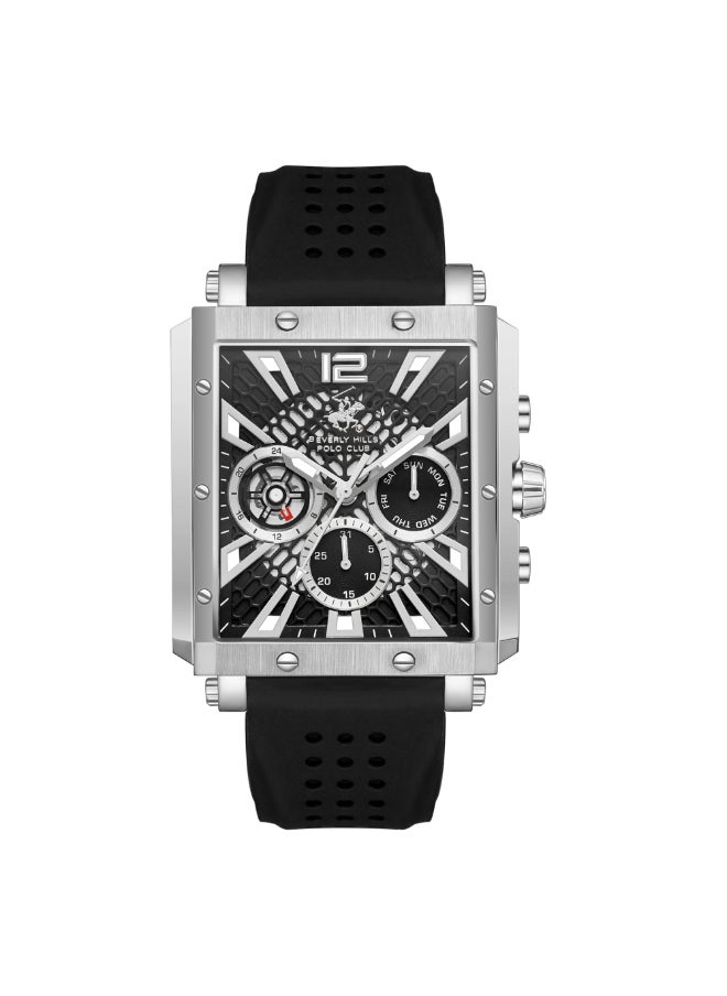 BEVERLY HILLS POLO CLUB - BEVERLY HILLS POLO CLUB Men's Multi Function Black Dial Watch - BP3661X.351 - Image 1