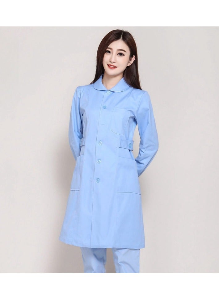 KUYING Summer Style Lab Coat For Door-To-Door Medical Work Clothes  - Image 3