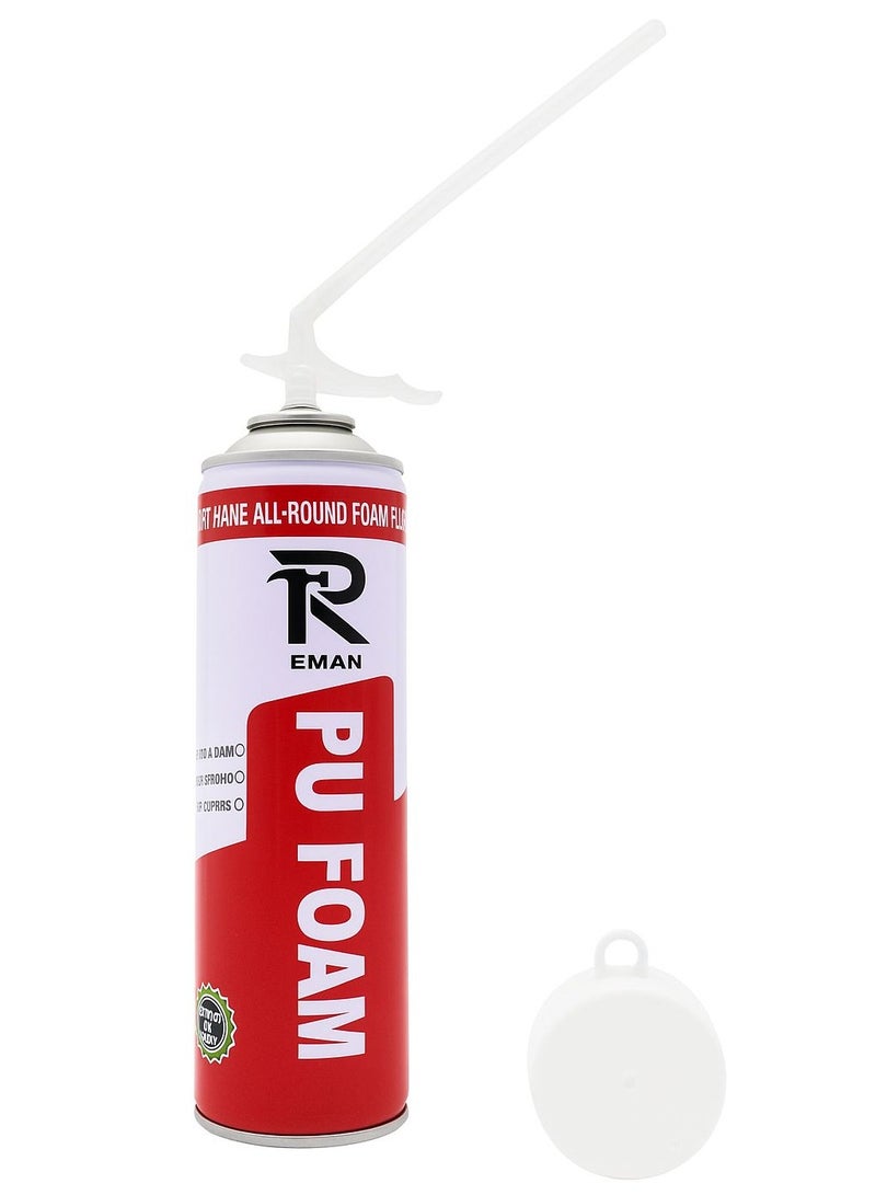 إيمان فوم بولي يوريثان تمدد بخاخ فوم متعدد الاستخدام عازل مانع تسرب لحشو الفجوات والشقوق للأبواب والنوافذ وأعمال البناء 450 مل - Image 1