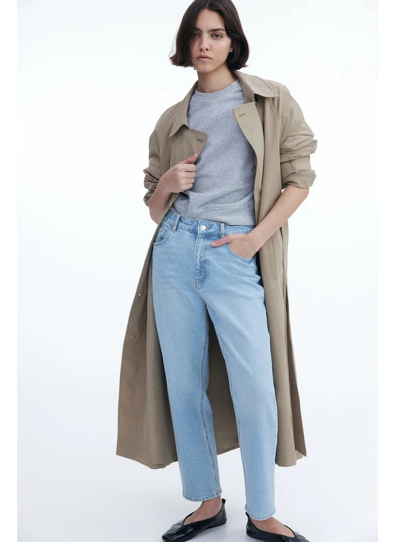 اتش اند ام Slim Straight High Ankle Jeans