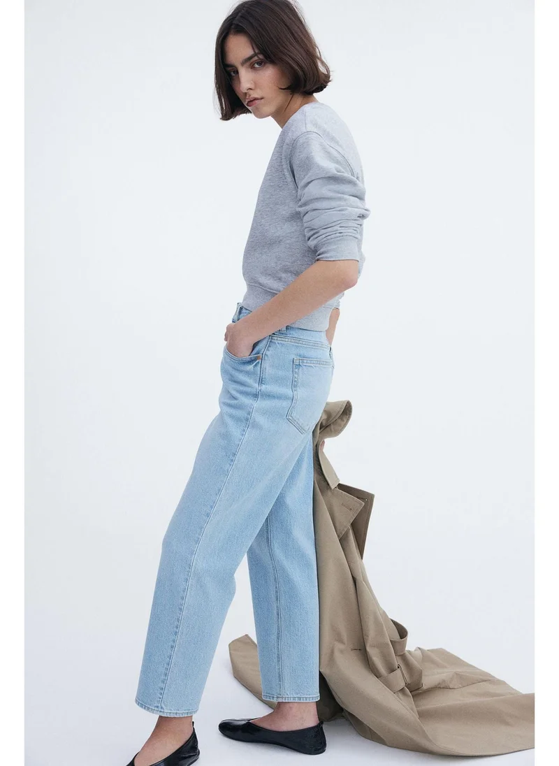 اتش اند ام Slim Straight High Ankle Jeans
