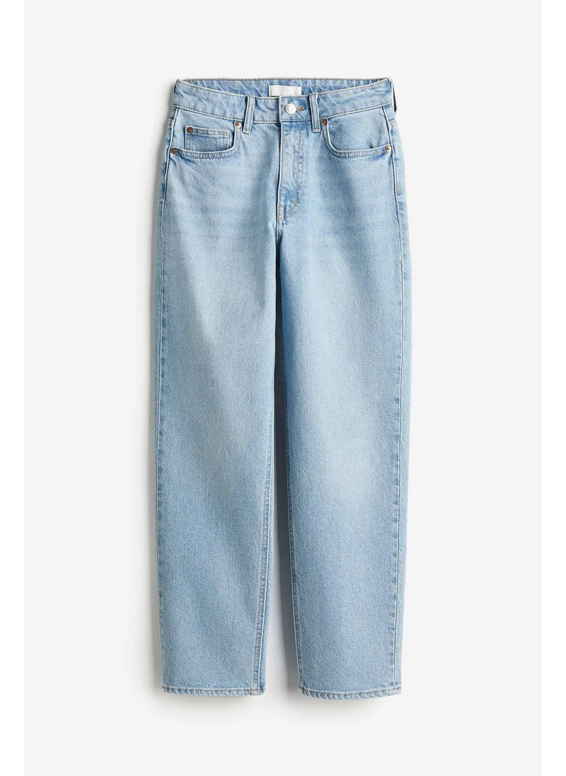 اتش اند ام Slim Straight High Ankle Jeans
