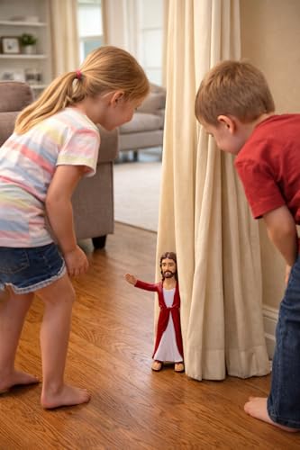 NJ Croce 65 Jesus of Nazareth Poseable Figure Bendable Toy Religious Gift Great Bible Character for Hide and Seek Games Safe for Kids Bring Your Religion Back to Life - Image 5