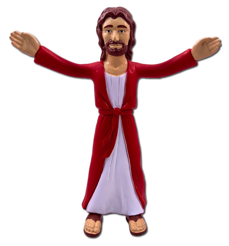 NJ Croce 65 Jesus of Nazareth Poseable Figure Bendable Toy Religious Gift Great Bible Character for Hide and Seek Games Safe for Kids Bring Your Religion Back to Life - Image 4
