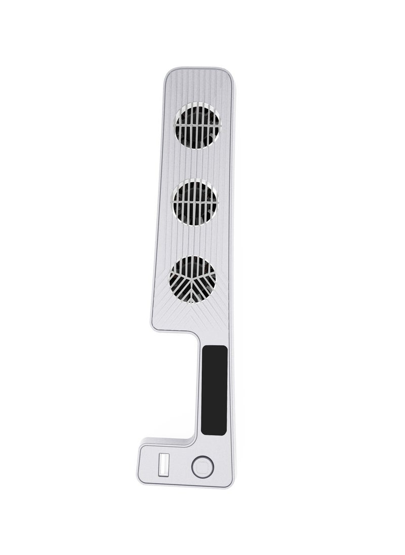 XICEN - PS5 Slim Cooling Fan New Playstation 5 Slim Console Accessories Cooler with USB Port and 3 Adjustable Quiet 9500 Speed Fans Cool LED Light for PS5 Slim Digital Disc Edition System - Image 1
