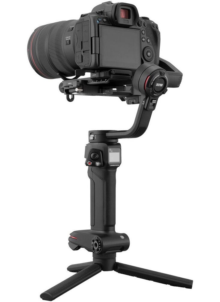 زيون - مثبت الكاميرا المحمول باليد Zhiyun WEEBILL-3 مع ميكروفون مدمج وإضاءة - Image 1
